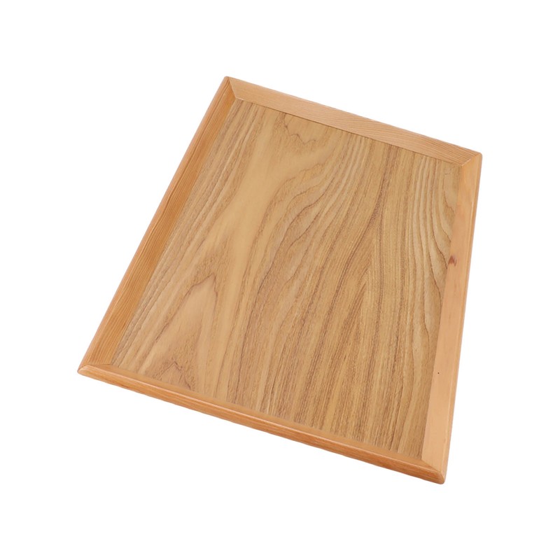 Rectangle Wood Tray Multifunctional Serving Tray for Fruit Food Pizza