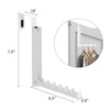 Inntop 1 Pack Over The Door Hanger Hooks for Clothes,