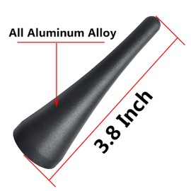 3.8 Inch Aluminum Antenna Mast for Mazda MX-5 Miata RF ND NC (2006-2022), Fiat 124 Spider (1997-2020), Ford Transit 150 250 350 (2013-2023) Antenna Mast