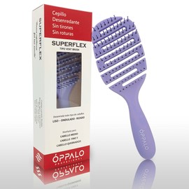 ÓPPALO Superflex No Pull Brush, No Pull Detangler Brush, Special for Fine and Brown Hair, Whether Curly, Wavy or Straight (MALVE)