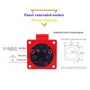 ExcInter 5PIN 16A Industrial Plug Socket 2P+E Weatherproof IP44 for
