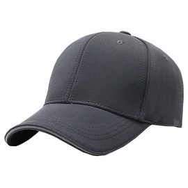 One Limitation CP164 Hat, Cap, Plain, Brim Line, Simple, Stylish, Men's, Women's,, gray (dark gray)