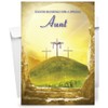 Aunt Religious Easter Card - Christian Easter Card - A5