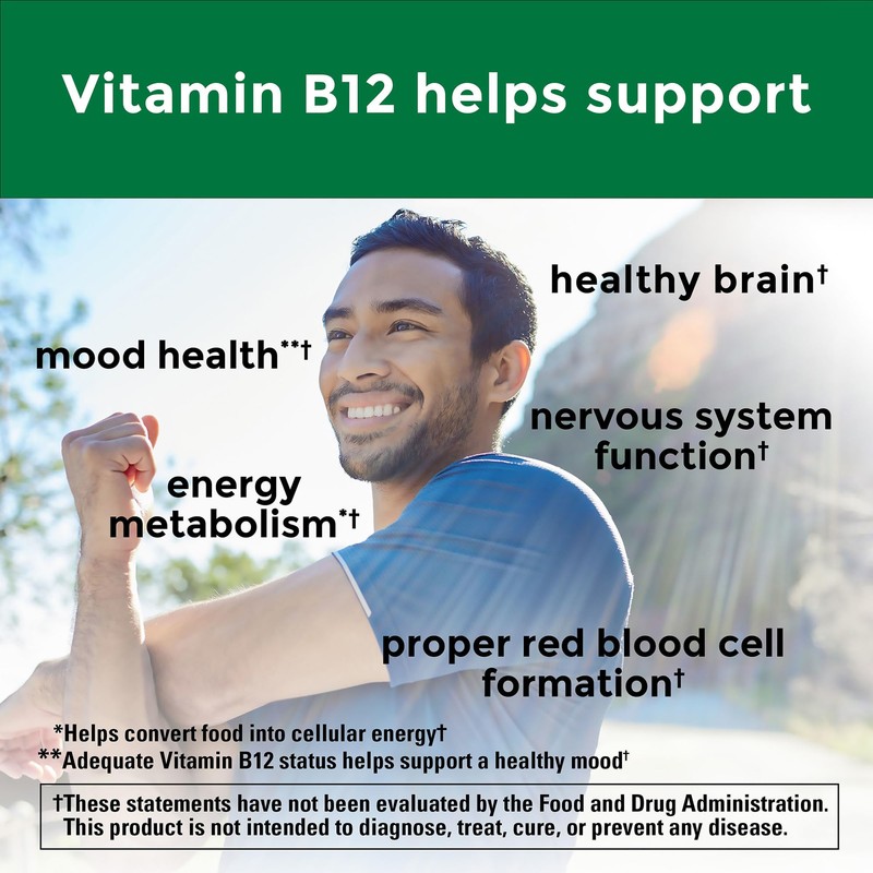 Nature Made Vitamin B12 1000 mcg, Dietary Supplement For Energy