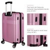 3 Piece Luggage Set with TSA Lock, ABS Hardside Spinner