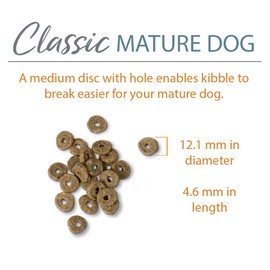 Chicken Soup for The Soul Mature Dog Food, Chicken, Turkey & Brown Rice Recipe, 13.5 lb. Bag | Soy Free, Corn Free, Wheat Free | Dry Dog Food Made with Real Ingredients