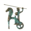 Chariot of The Sun Athena with Spear Ancient Greek Bronze