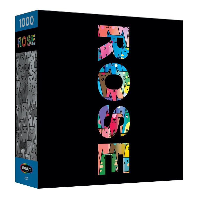 RoseArt - Rose - Cute Colorful Cats - 1000 Piece
