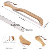 Recsrdce Bread Knive-15.6-inch Serrated Bread Knife - Bow Design -