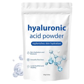 Hyaluronic Acid Powder for Face, 100g Hyaluronic Acid Powder Pure for Skincare, Facial Serums Firmer Skin, Skin Hydrating and moisturising Support