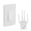 Smart WiFi Light Switch, Single Push Button, No Neutral Wire
