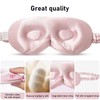 LitBear 100% 22 Momme Mulberry Silk Sleep Mask - 3D