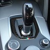 Car Gear Shift Trim Center Console Panel Cover Sticker Carbon