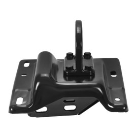 HECASA Front Bumper Bracket Compatible with 2003-2018 Dodge Ram 1500 2500 3500 Replacement for 68196253AB CH1066140 Tow Hook Bracket Steel Powder Coated Black