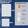 GLASSWINDS 50 Pcs Sashiko Stencil Kit, 7.9 X 5.9 Inch