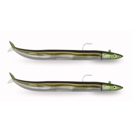Fiiish Double Combo Off Shore Crazy Sand Eel + Rattle No.2-15cm - 20g - Or - CSE5003