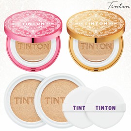Tintone (현대홈쇼핑)틴톤 대왕볼륨쿠션 (본품 2 + 리필 2) (Hyundai Home Shopping) Tint Tone Giant Volume Cushion (2 Original + 2 Refills)