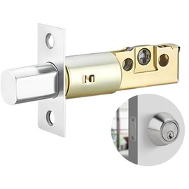 Tubular Mortice Latch 60/70mm Adjustable Bathroom Bedroom Door Entry Door Latch with Steel Panel Tubular Latch for Internal Doors Knob Lock Lever Door Handles