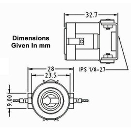 MCSK1 Mini Can E-11 Base Premium Quality Halogen Bulb Socket with 18" Wire Leads - UL Listed