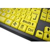 5 Star Super Deals Big Bright Easy See Keyboard Yellow