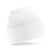 Beechfield Original Cuffed Beanie Colour=White Size=O/S
