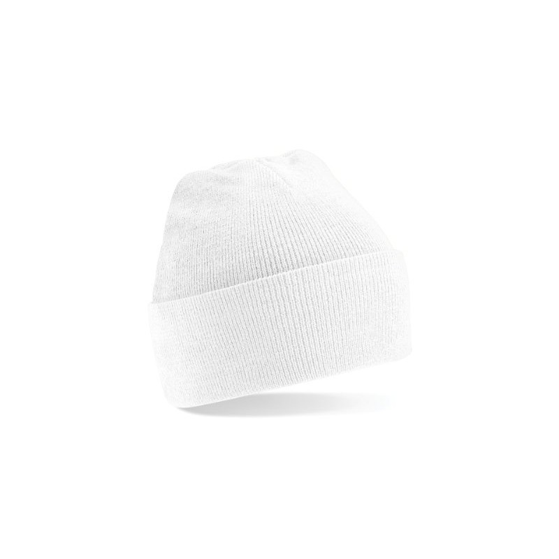 Beechfield Original Cuffed Beanie Colour=White Size=O/S