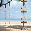 NOSTIFY Wooden Swing Seat, Nostalgic Outdoor Wood Swing for Kids
