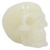 Nemesis Now Phosphorescent Glow in Dark Skull Figurine, Resin, Luminous
