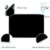 DEVELOP Magnetic Black Glass Dry Erase Board, 24 x 18