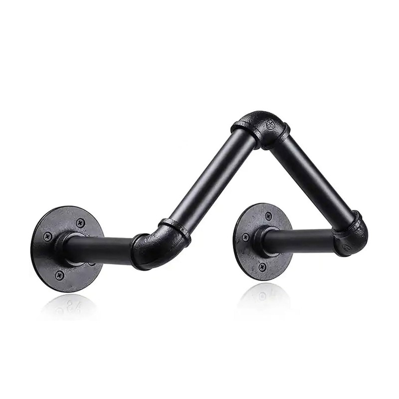 BDJSN Industrial Style Hose Holder, Wall Mounted Water Pipe Storage