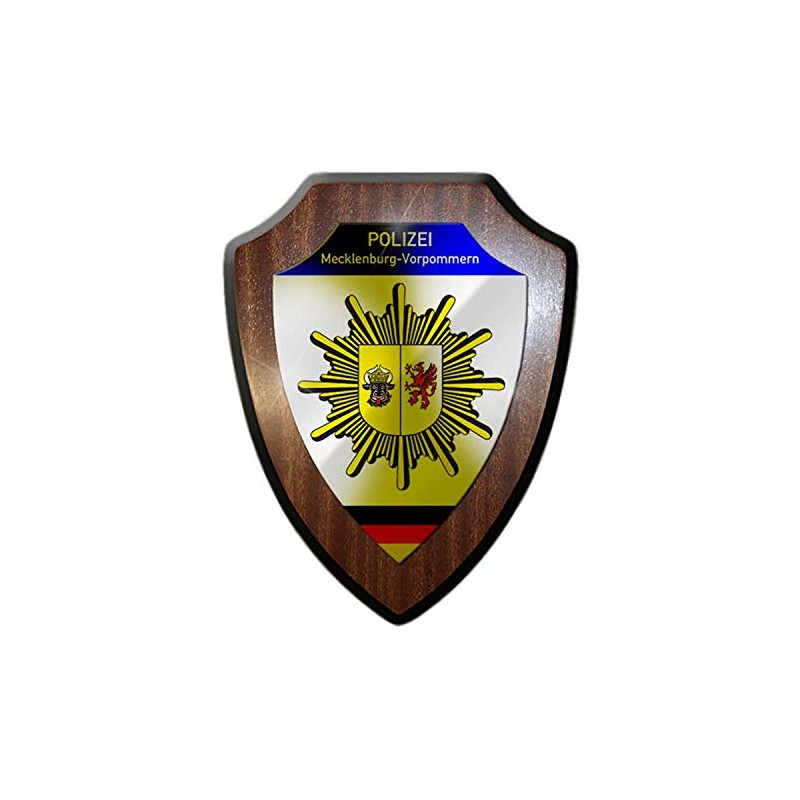 Coat of Arms Polizei Police Referendar Mecklenburg-Vorpommern Insignia Schwerin Working