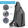 Waterfly Small Crossbody Sling Backpack Anti Theft Backpack for Traveling