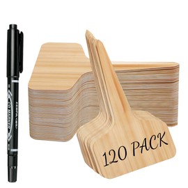 Plant Labels Tags 120pcs Outdoor Plastic Plant Markers Garden Tags & Stakes for Plants Waterproof Plant Name Tags Seedling Tags Plant Stakes for Outdoor Plants Garden Accessories