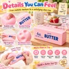 Butter Stick Squishy Stress Ball Fidget Toy Crunchy Squeeze Toy