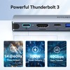 USB C Adapter for MacBook, 8 IN 2 USB C
