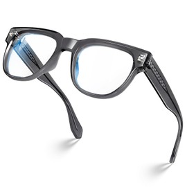VISOONE Square TR90 Blue Light Blocking Glasses with Anti Glare Computer Glass Woman and Men SAGE