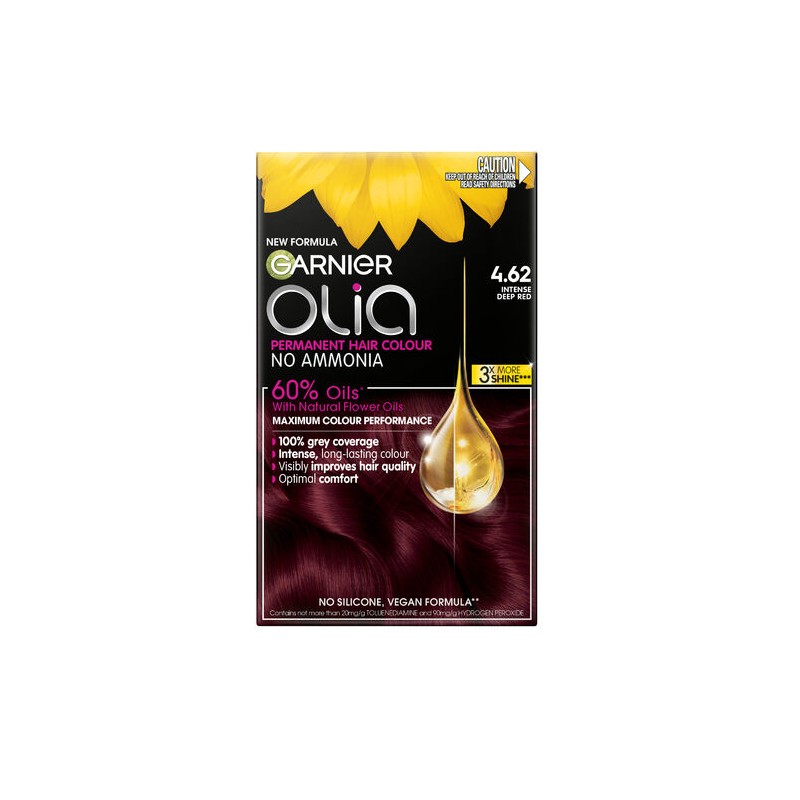 Garnier Olia 4.62 Intense Deep Red No Ammonia Permanent Hair