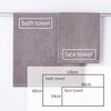 Hydrogin Chitan 61-5029250 Light Face Towels, Set of 5, Gray,