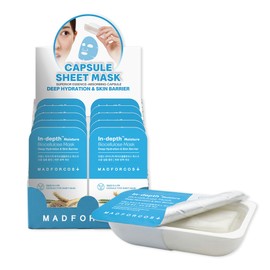 Mad for Cos In Depth Moisture Bio Cellulose Mask 20 Sheets Vegan Brewer's Yeast Highly Moisturizing Moisture In Depth Moisture: 30 Sheets / 매드포코스 인뎁스 모이스쳐 바이오셀룰로오스 마스크 20매 비건 맥주효모 고보습 수분 인뎁스 모이스쳐:30매