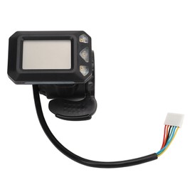 36V 6 Pins Electric Scooter Thumb Throttle Display Integrated Hall Thumb Throttle Display for 5.5‑6.5 Inch Small Electric Scooter