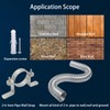 2 Inch Vent Pipe Wall for Pellet Stove Pipe Kit