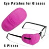 4 Pack Eye Patch for Glasses, Reusable Left & Right