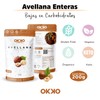 Avellana Entera 100% Natural Sin Cutícula, Calidad Premium 200g OKKO