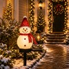 Solar Snowman Garden Light for Christmas Décor – Waterproof LED