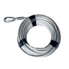 3/8", 7x19, Galvanized Steel Winch Cable (100 ft with Thimble