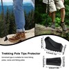 HOMMDECO Mixed Trekking Pole Foot Cover Set 10 PCS Rubber