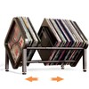 LILIWER Vinyl Record Storage Holder - Expandable 13-22.4" Width, Heavy-Duty