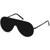 LYZOIT Rimless Oversized Aviator Sunglasses for Women Men Flat Top