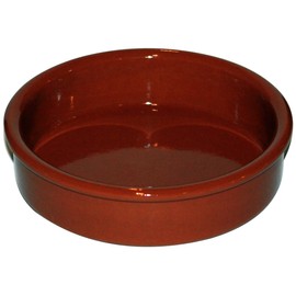 Amazing Cookware SB101 Natural Terracotta Round Dish, Brown, 13cm