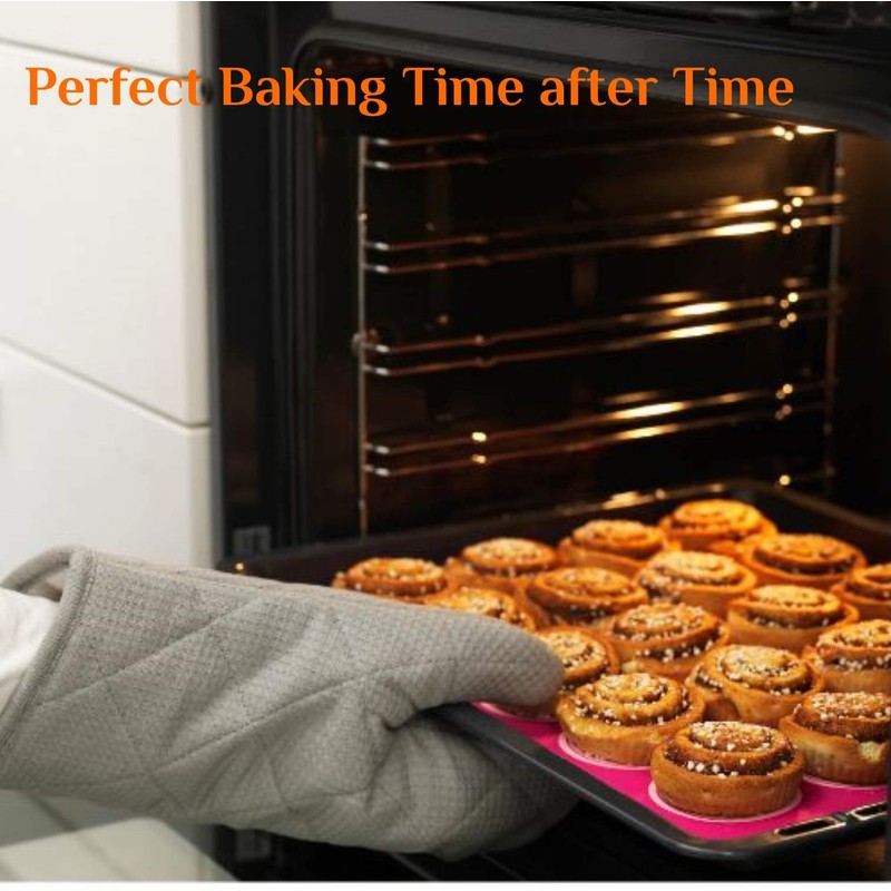 Noondl Oven Thermometer for Fan Oven with Digital Timer
